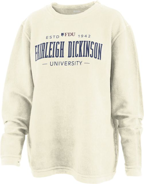 Fairleigh Dickinson University Devils Women's Corduroy Crewneck Sweatshirt
