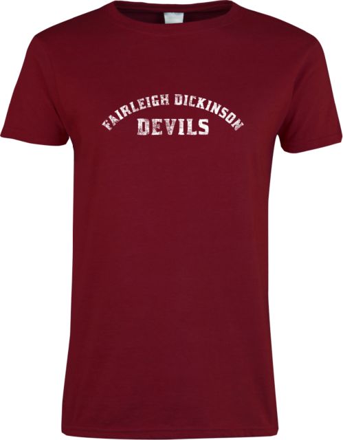FDU Devils Ladies T Shirt FDU Devils Arched Distressed - ONLINE ONLY