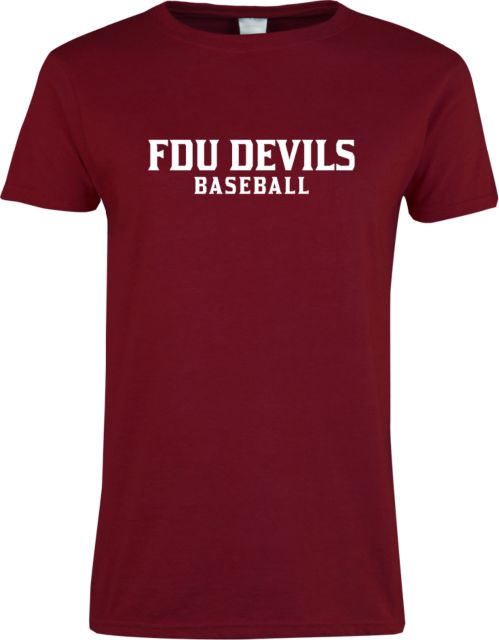 FDU Devils Ladies T Shirt FDU Devils Baseball - ONLINE ONLY