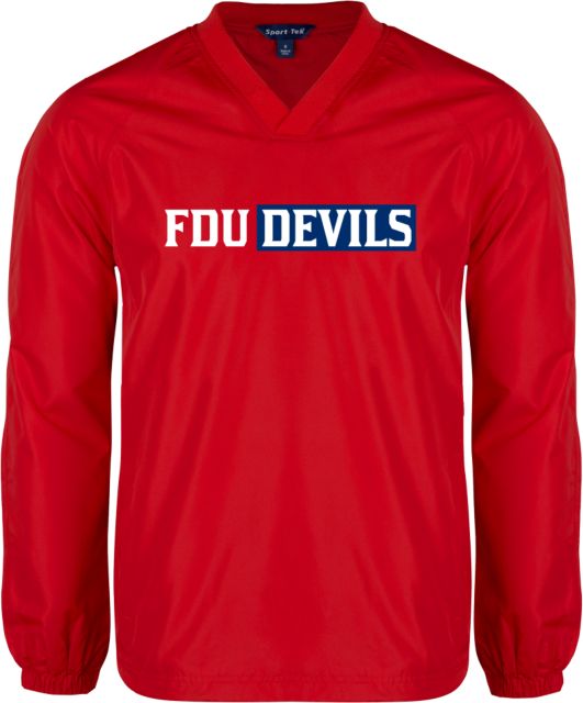 FDU Devils V Neck Raglan Windshirt FDU Devils  in Box - ONLINE ONLY