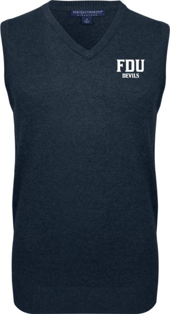 FDU Devils Fashion Sweater Vest FDU Devils Stacked - ONLINE ONLY