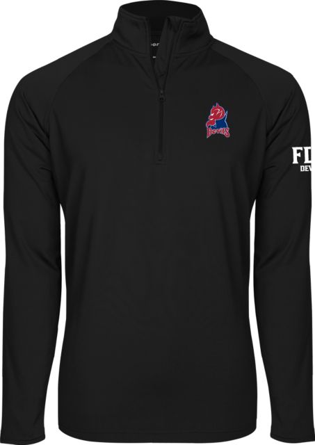 FDU Devils Sport Wick Stretch 1/2 Zip Pullover FDU Devils Mascot - ONLINE ONLY