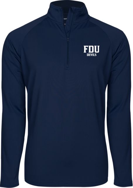 FDU Devils Sport Wick Stretch 1/2 Zip Pullover FDU Devils Stacked - ONLINE ONLY