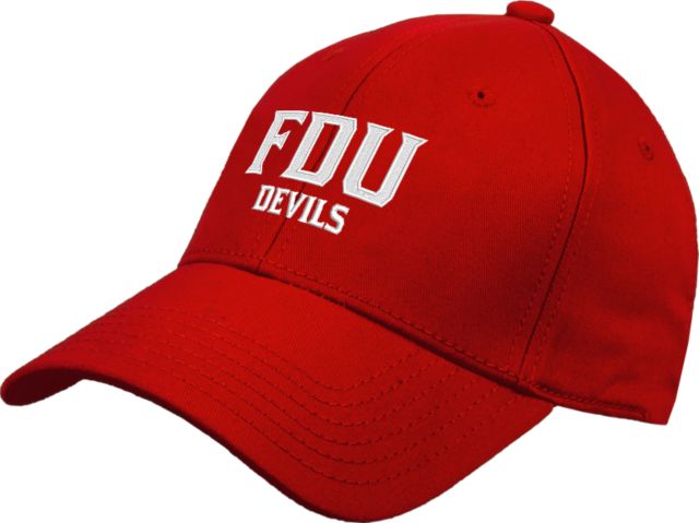 FDU Devils Heavyweight Twill Pro Style Hat FDU Devils Stacked - ONLINE ONLY