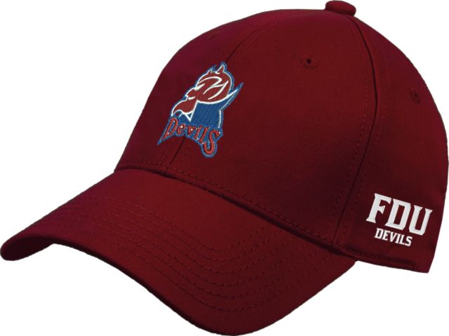 FDU Devils Heavyweight Twill Pro Style Hat FDU Devils Mascot - ONLINE ONLY